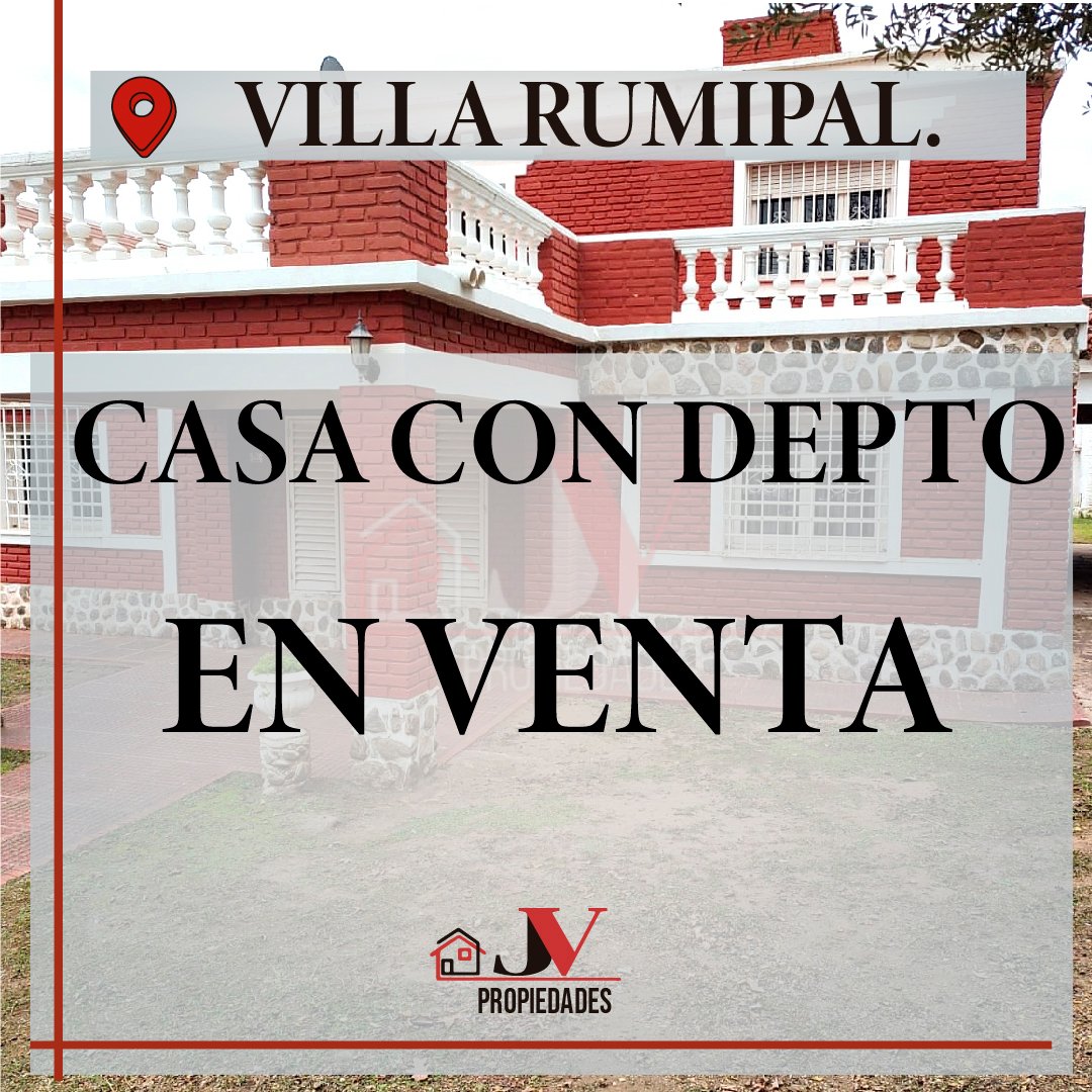 Casa con depto en venta Villa Rumipal