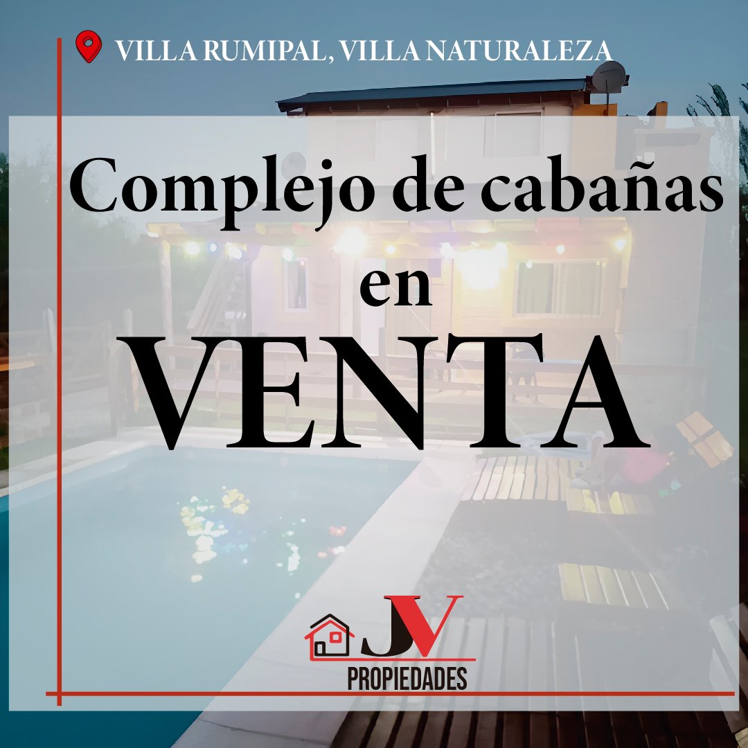 Complejo de 4 cabañas en venta Villa Rumipal