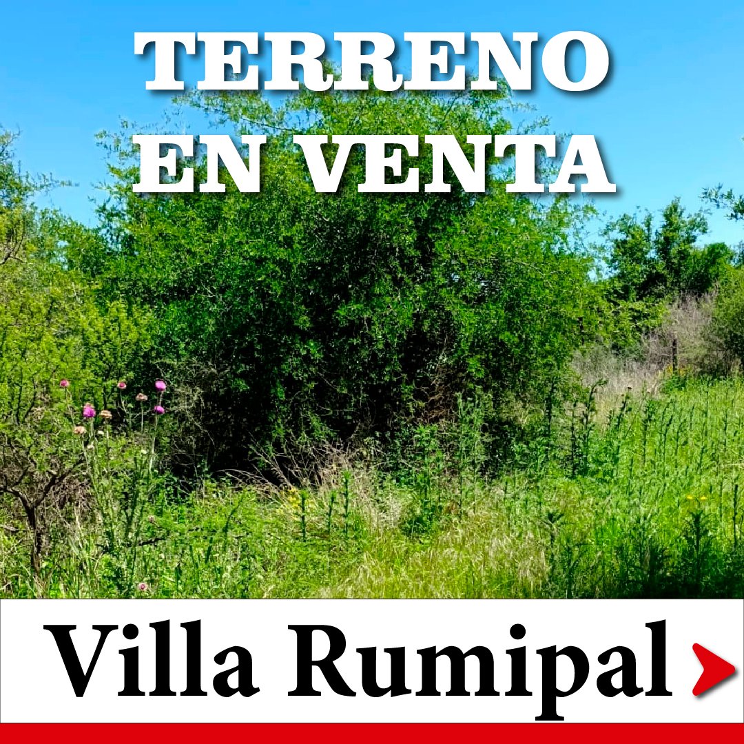Lote en venta Villa Rumipal
